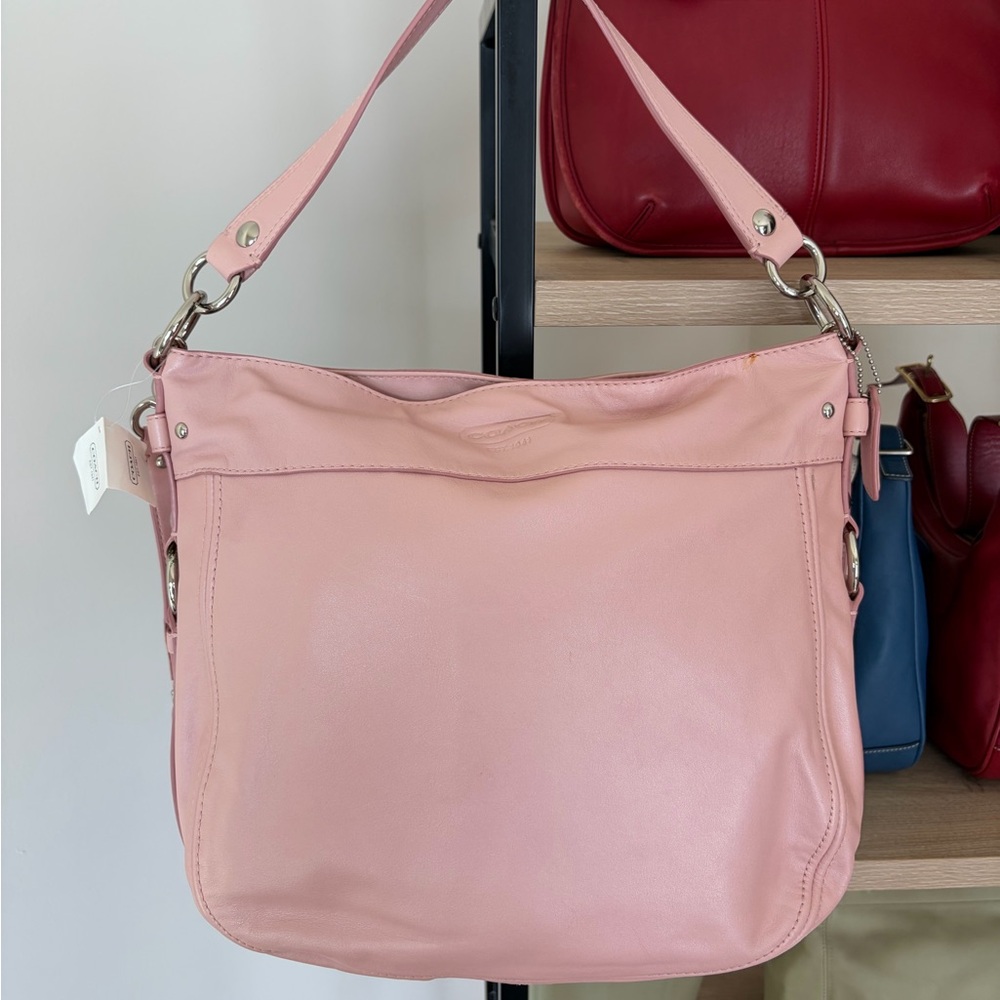 SOLD NWT Y2K Coach Baby Pink XL Zoe Shoulder/Crossbody Bag 🌸🩷